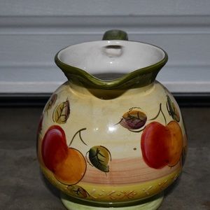 vintage water pitcher